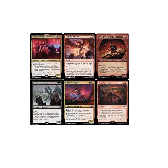 MTG Commander EDH Deck Judith, Carnage Connoisseur 100 Magic Cards Custom Deck - Picture 1 of 1